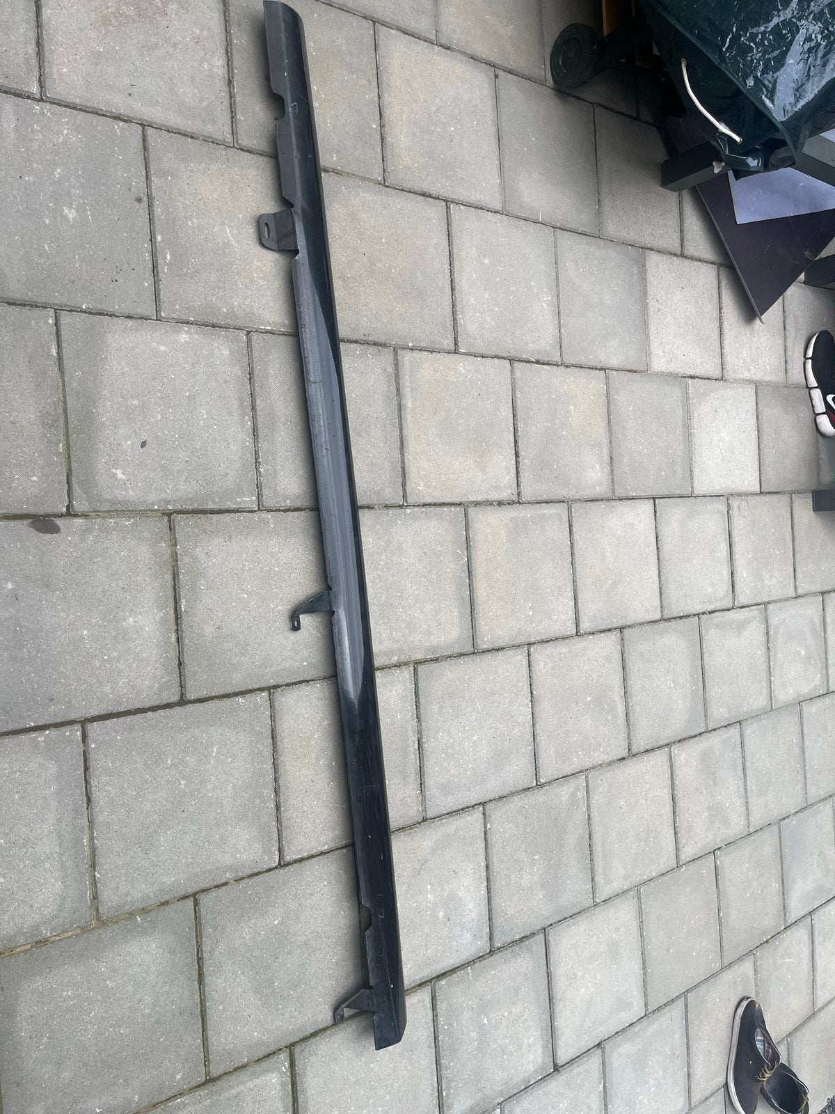 Side skirt Polo Bluemotion Links zwart 2011, Ophalen of Verzenden, Gebruikt, Links, Volkswagen