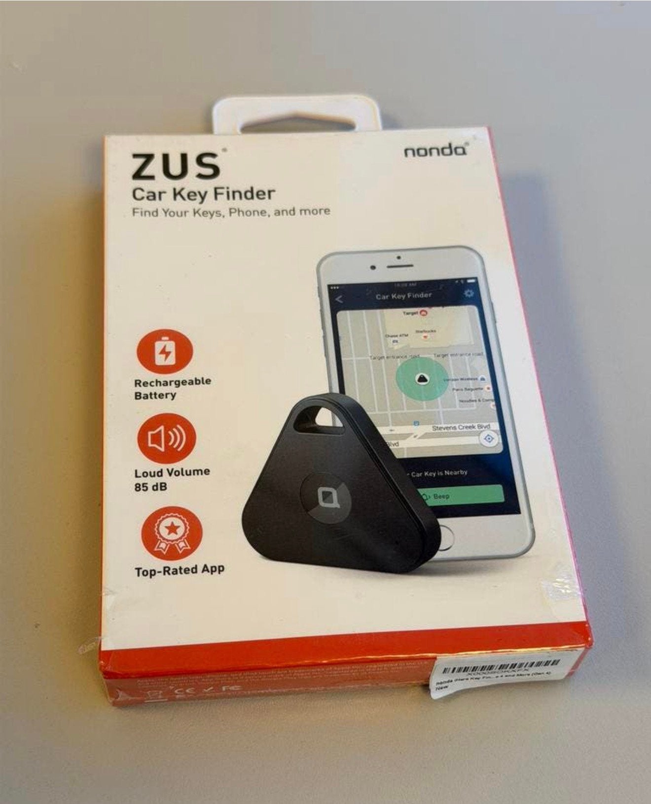 Nonda ZUS Car Key Finder Bluetooth Sleutelzoeker met App !, Nieuw, Ophalen of Verzenden, H, H