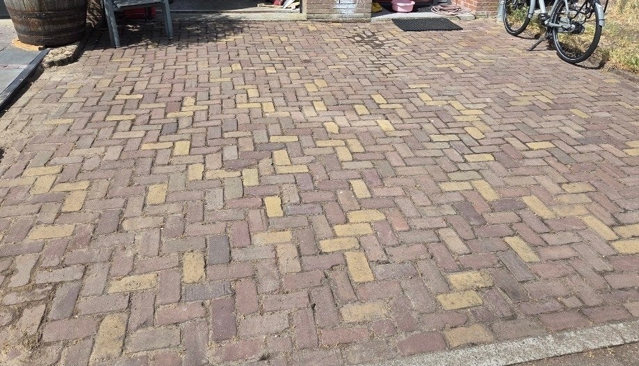 Gebakken klinkers 20 x 10 x 8. Gekleurd. 25 m2, Ophalen, 10 m² of meer, Klinkers