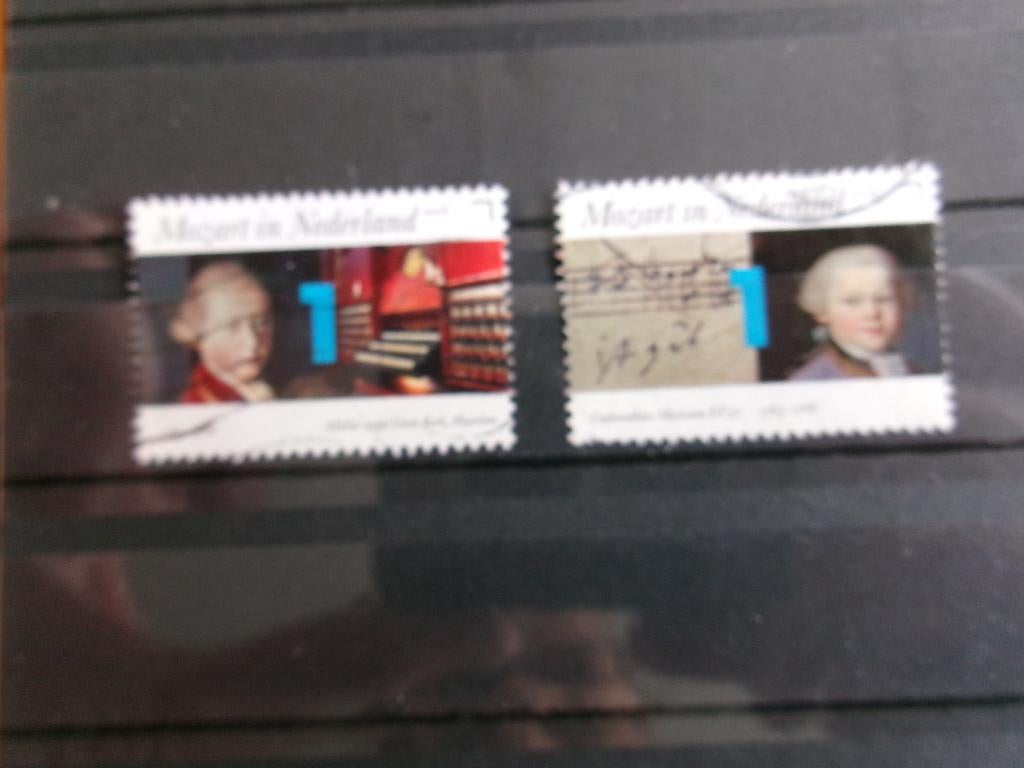 2016 - mozart in nederland (732h), Verzenden, Gestempeld