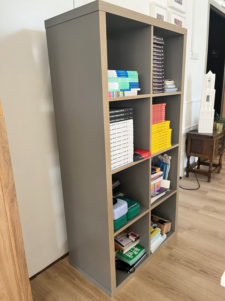 IKEA Kallax in uniek grijs, Ophalen, Overige materialen, 100 tot 150 cm, 50 tot 100 cm