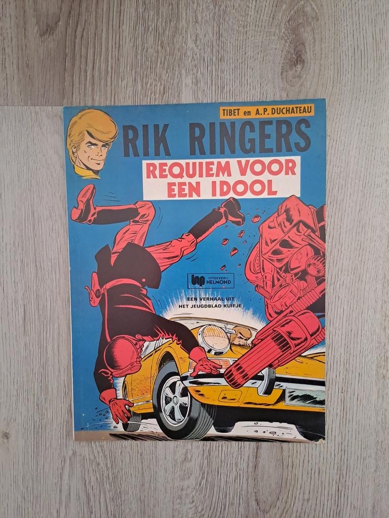 Rik Ringers Requiem voor een idool vintage stripboek, Eén stripboek, Ophalen of Verzenden, Gelezen, Tibet en A.P. Duchateau