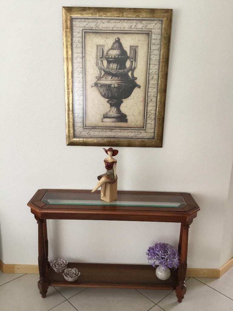 Sidetable kersenpatinee, Ophalen, 100 tot 150 cm, Zo goed als nieuw, Eikenhout