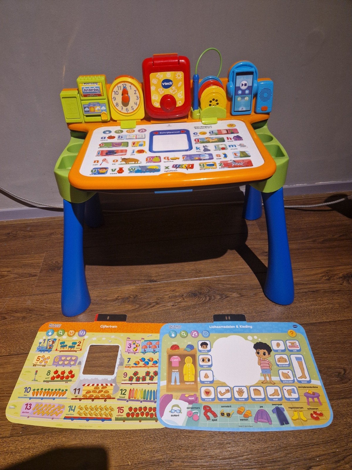 Vtech speeltafel, Ophalen