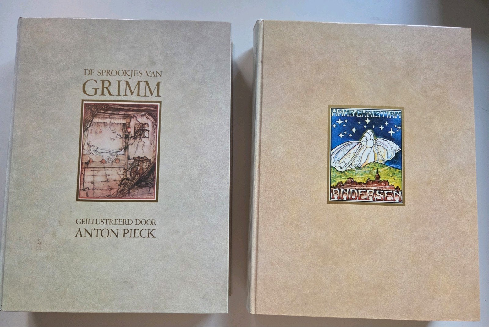 Sprookjes van Grimm & Andersen - Geïllustreerd, Ophalen of Verzenden, Gelezen, Gebroeders Grimm, Hans Christian Andersen