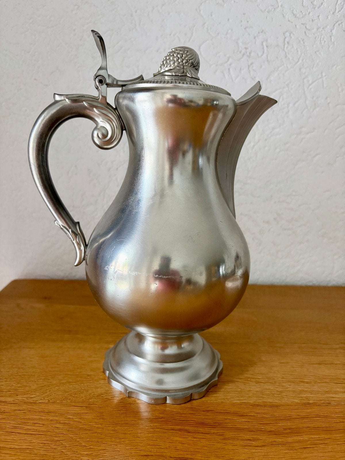 KMD Tiel Royal Holland Pewter - Fraaie Tinnen Theepot, Ophalen of Verzenden