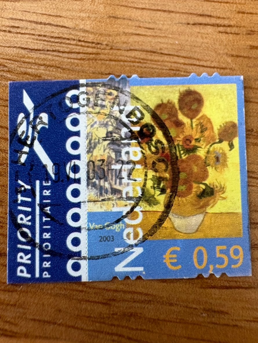 480. Nederland 2003, Vincent van Gogh, Postzegels en Munten, Ophalen of Verzenden