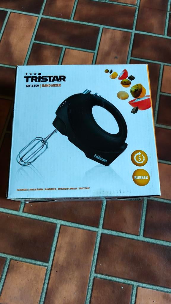 Tristar MX-4159 Handmixer, Ophalen, Nieuw, 3 snelheden of meer, Vaatwasserbestendig