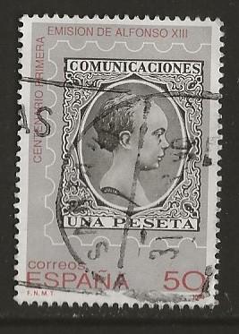 Spanje 52, zegel op zegel, Verzenden, Gestempeld