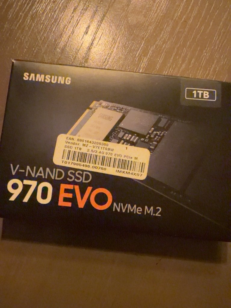 970 EVO NVMe M.2 SSD 1TB, Computers en Software, Ophalen, SSD, Nieuw, Samsung