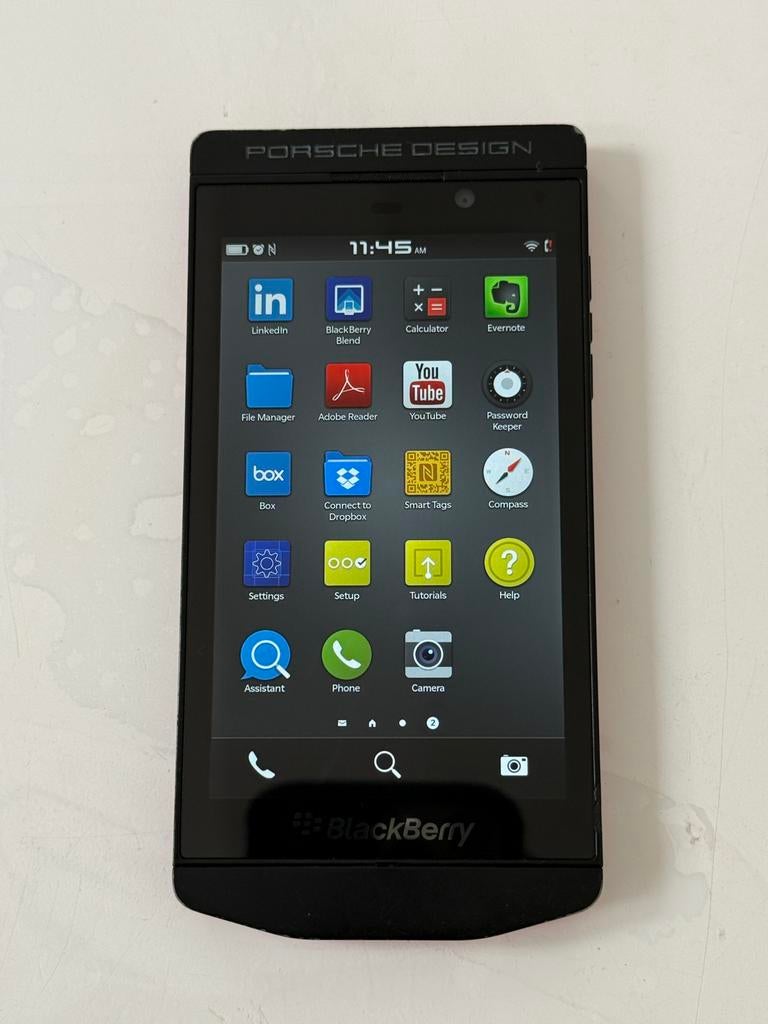 BlackBerry Porsche Design P'9982 - Luxe Smartphone, Telecommunicatie, Mobiele telefoons | Blackberry, Blackberry, Zwart, Touchscreen