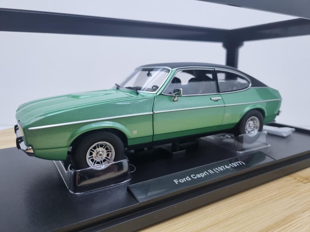 Touring Models Ford Capri II Ghia 3.0 Mediteran Green 1:18, Overige merken, Auto, Nieuw, Ophalen of Verzenden