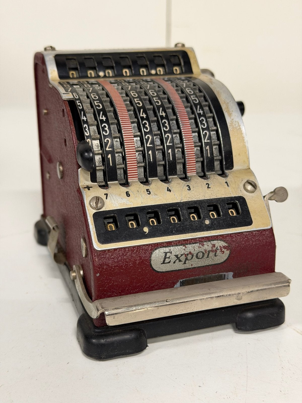 Antieke Resulta 7 Export Telmachine - Vintage Rekenmachine, Antiek en Kunst, Ophalen of Verzenden