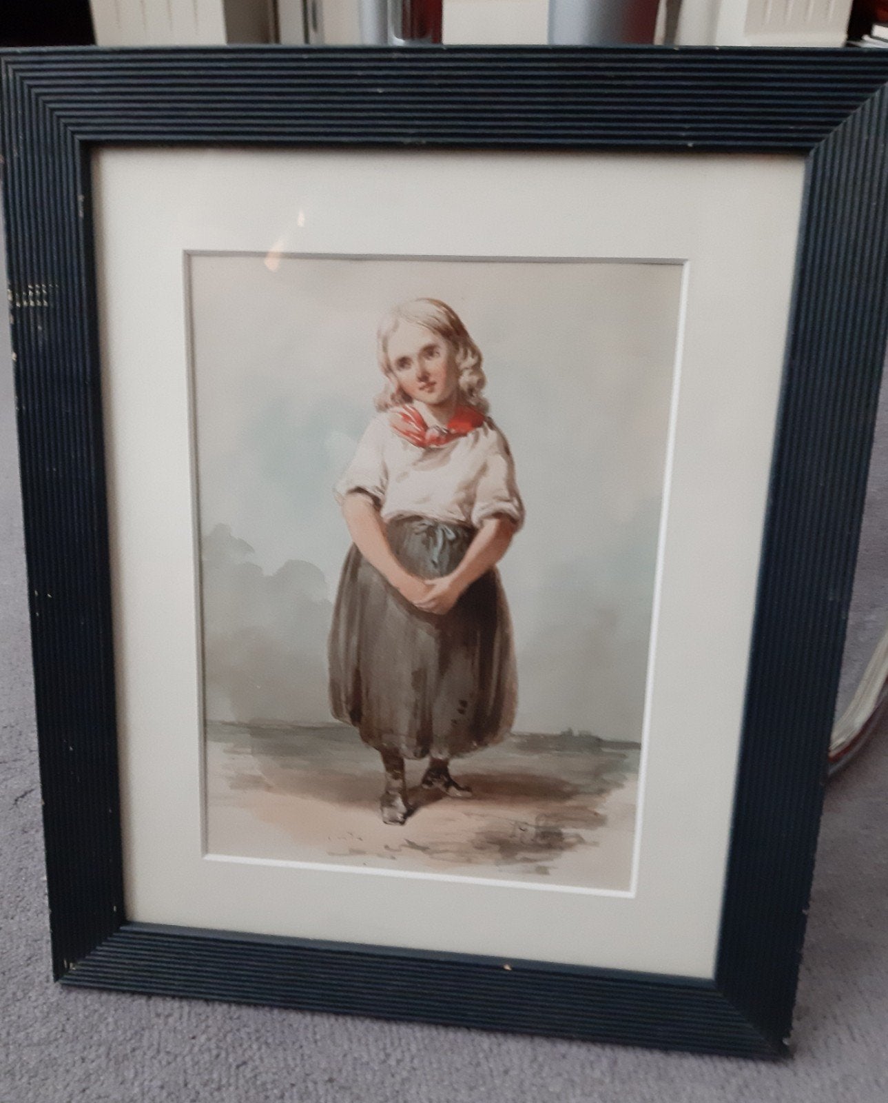 Aquarel van Jan Gerard Smits (1823 - 1910), Ophalen
