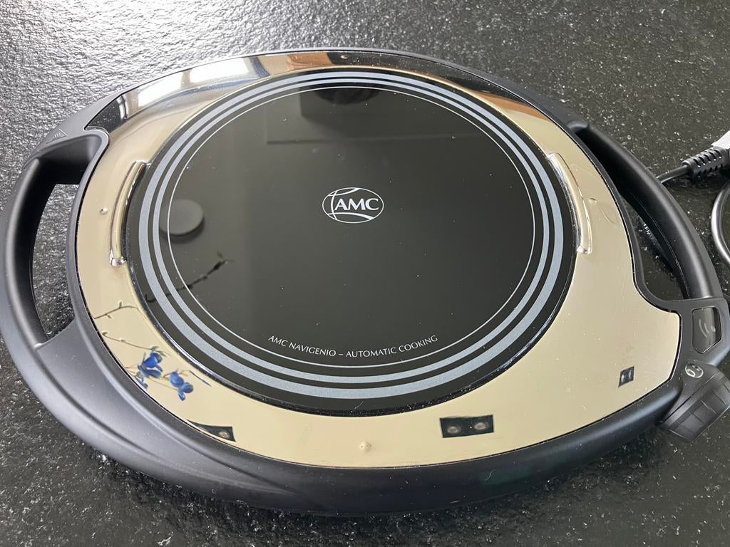 AMC navigenio mobiele kookplaat, Huis en Inrichting, Keuken | Potten en Pannen, Ophalen of Verzenden, Zo goed als nieuw, Overige materialen