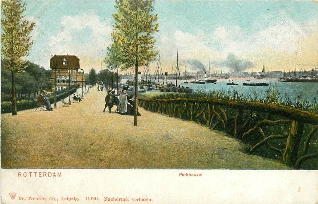 388-217-001 Rotterdam Parkheuvel, Verzenden, Voor 1920, Zuid-Holland