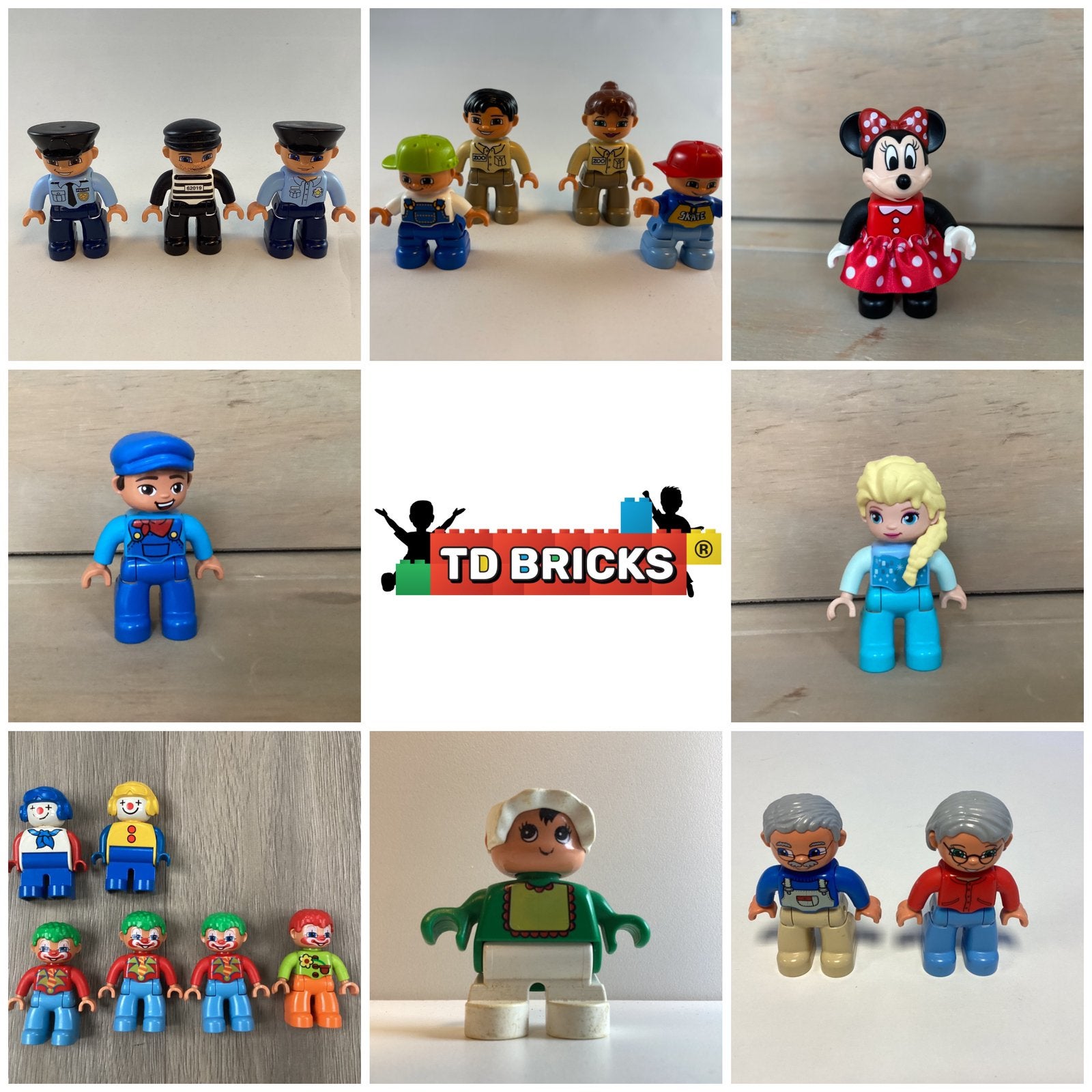 Duplo poppetjes/ pop/ vader moeder kind gezin, Ophalen of Verzenden, LEGO System A/S, Product.compliance@LEGO.com, Aastvej 1, 7190 Billund, Denemarken
