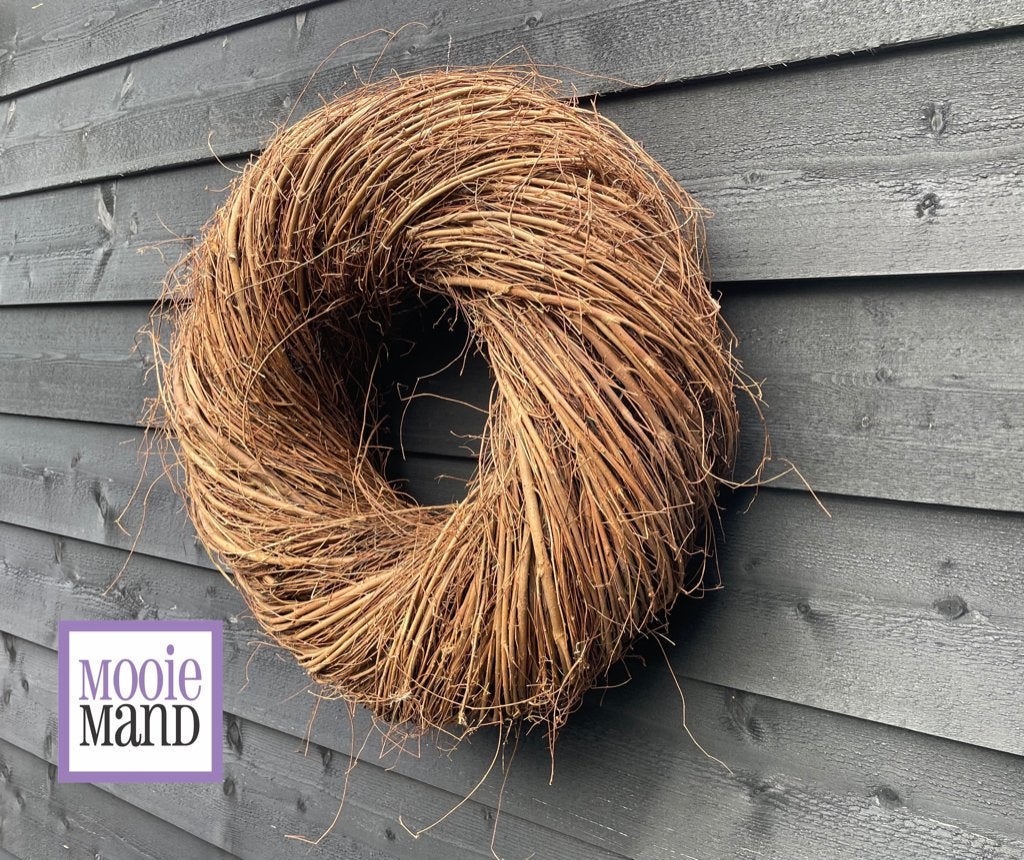 Krans van wilg 60cm, Huis en Inrichting, Verzenden, Krans, Nieuw, Natuurlijk materiaal
