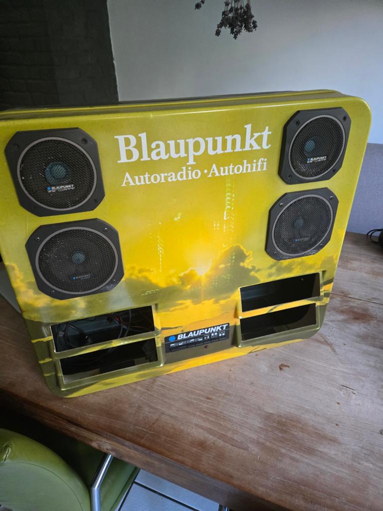 Blaupunkt Autoradio verkoopdisplay demo kast, Auto diversen, Ophalen of Verzenden, Gebruikt