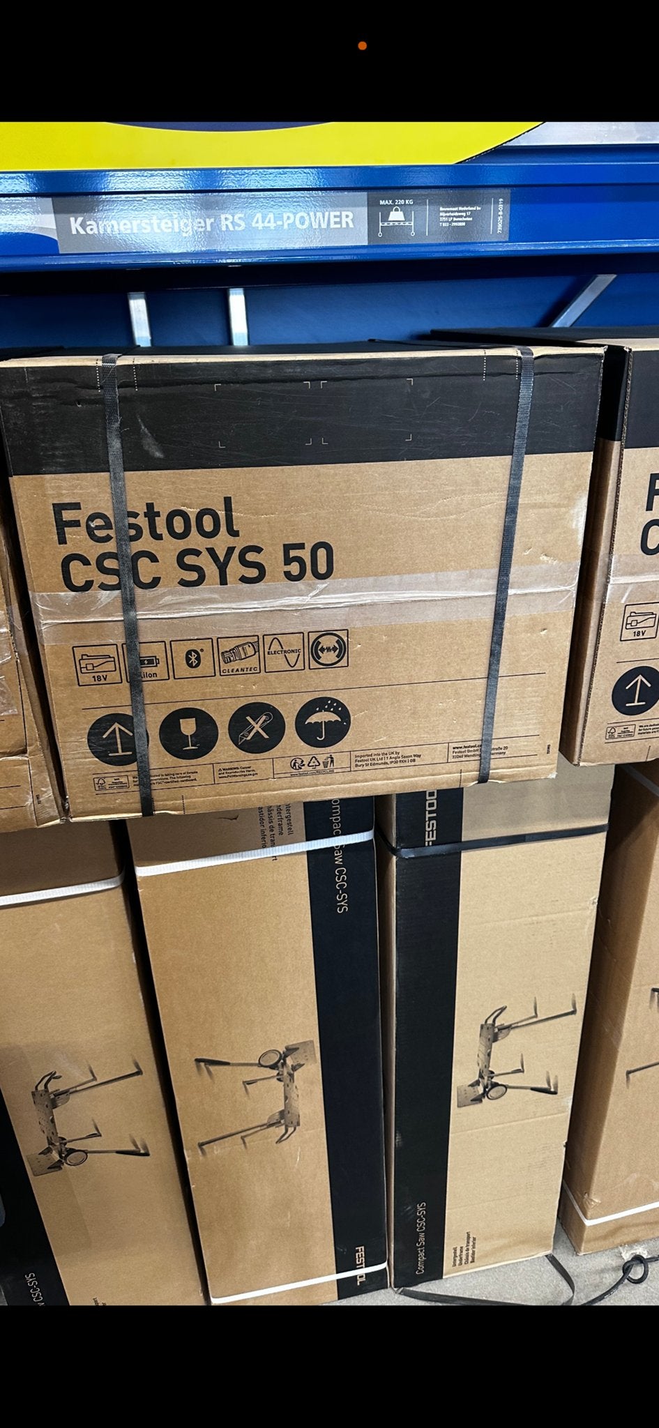 Festool CSC SYS 50 Accu Tafelzaag - Nieuw in doos, Overige typen, Nieuw, Ophalen of Verzenden, 30 tot 70 mm