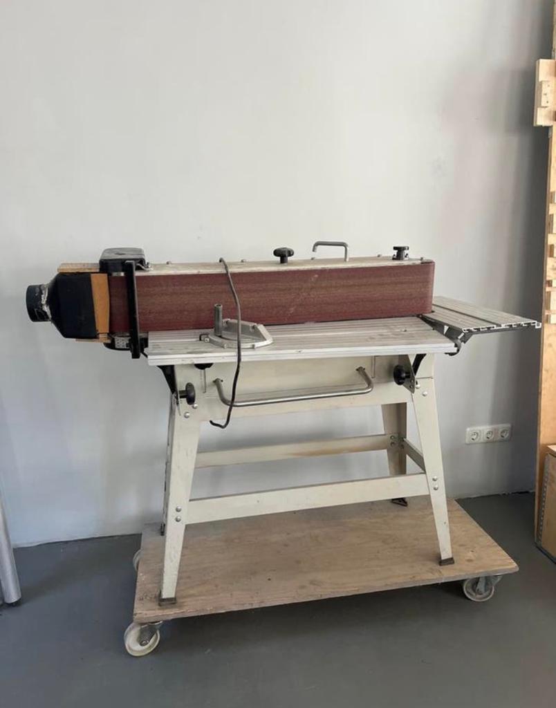 Bandschuurmachine van der spek, Doe-het-zelf en Verbouw, Gereedschap | Schuurmachines, Ophalen, 1200 watt of meer, Bandschuurmachine