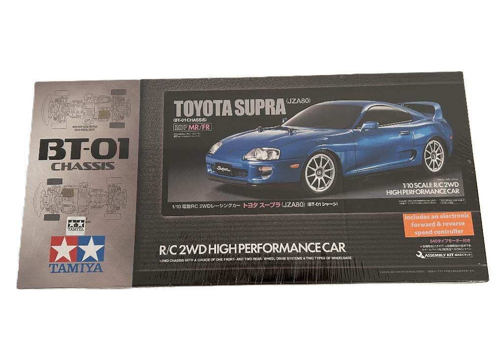 Tamiya 1/10 BT-01 Toyota Supra (JZA80) 1/10 rc auto, Elektro, Nieuw, Ophalen of Verzenden, Schaal 1:10