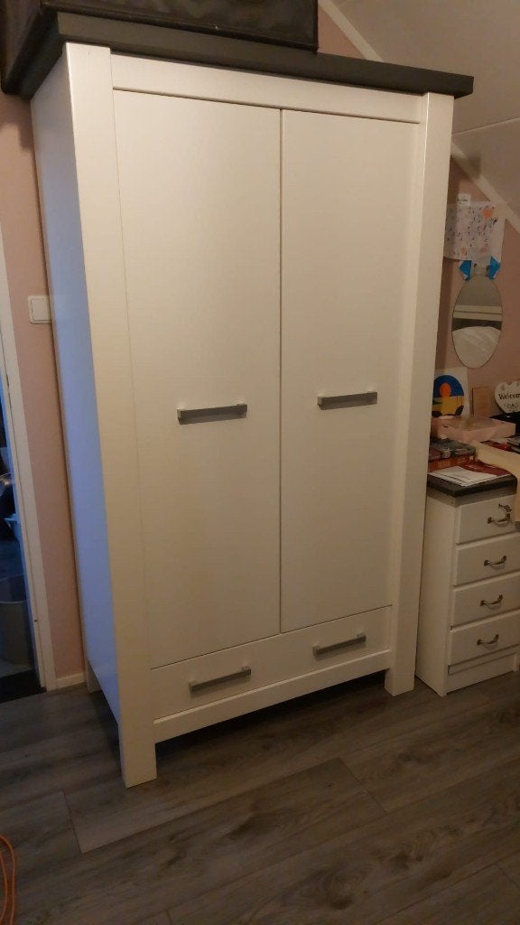 Kledingkast, Huis en Inrichting, Kasten | Kledingkasten, Gebruikt, 100 tot 150 cm, 100 tot 150 cm, Degelijk