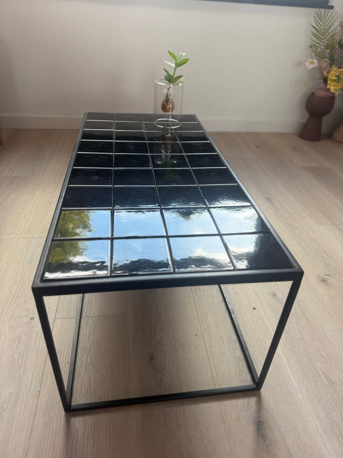 Zuiver Salontafel Glazed Keramiek 93x43cm, Huis en Inrichting, Ophalen, Overige materialen, Minder dan 50 cm, Gebruikt
