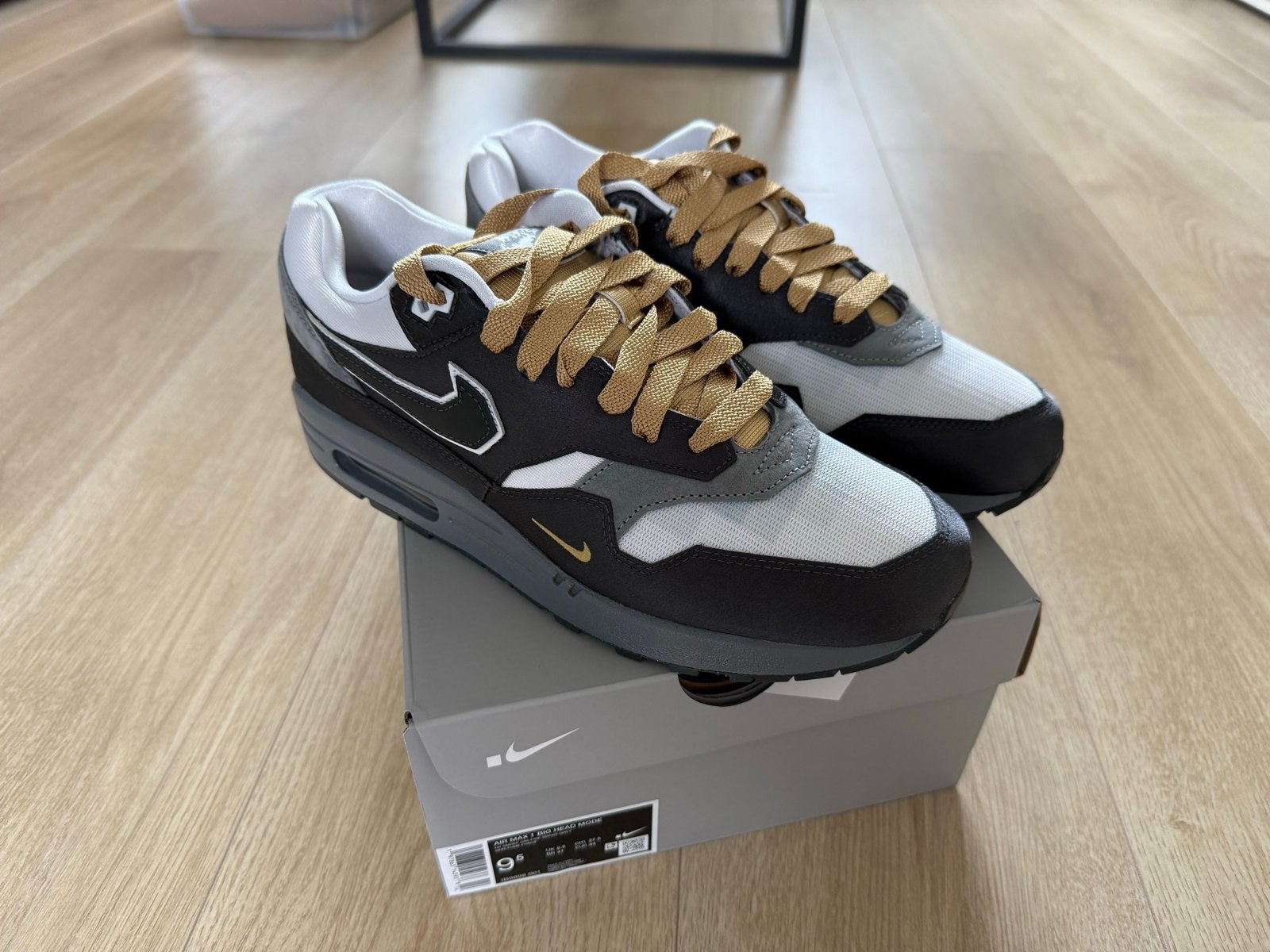 Nike Air Max 1 Big Head Mode Deadstock Maat 43, Overige kleuren, Nieuw, Ophalen of Verzenden, Sneakers of Gympen