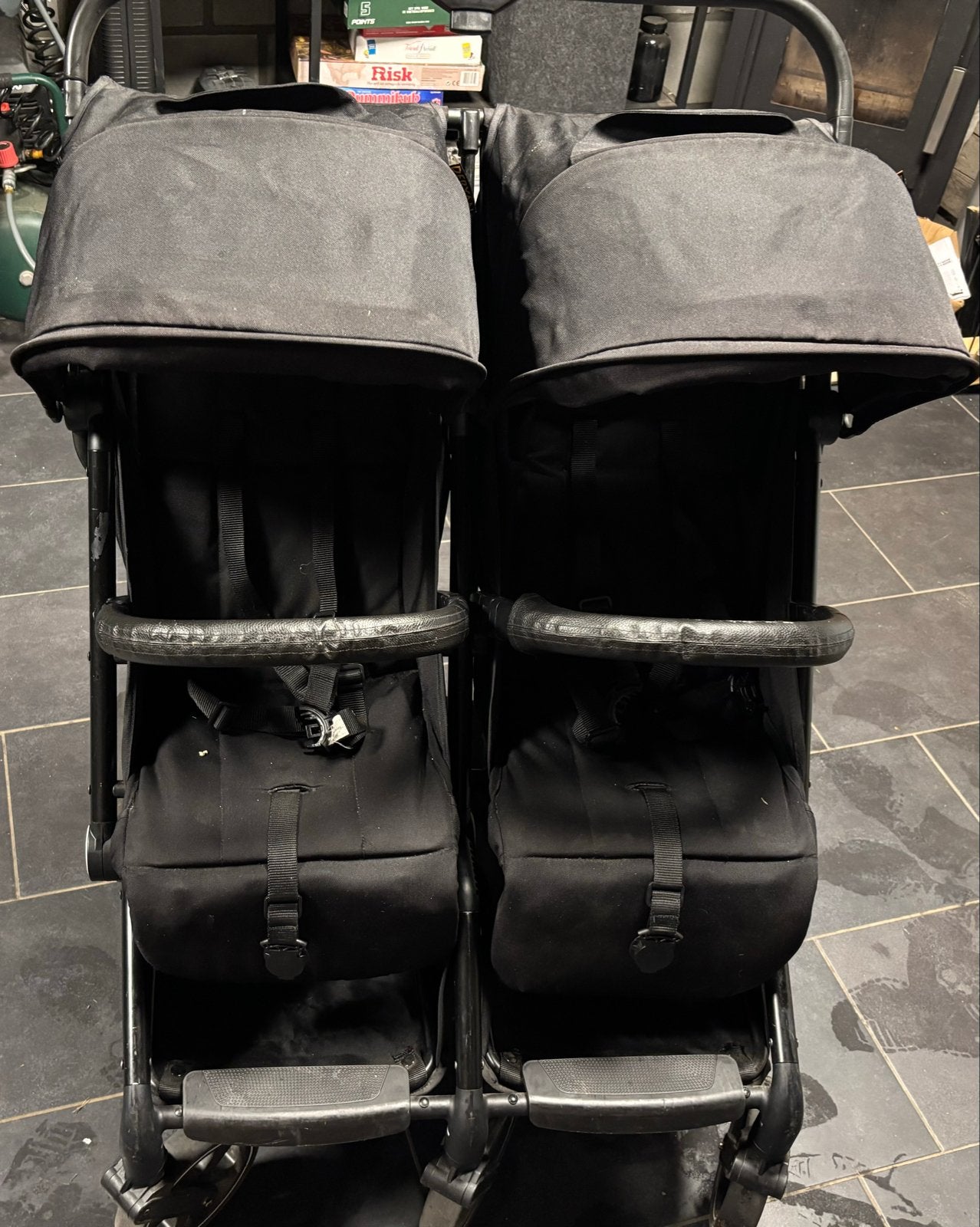 Deryan Duowagen - Compacte en Handige Tweelingbuggy, Kinderen en Baby's, Gebruikt, Duowagen, Ophalen, Kinderwagen