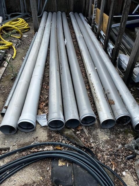 pvc buis 160, Ophalen, Pvc, 4 tot 6 meter, Zo goed als nieuw