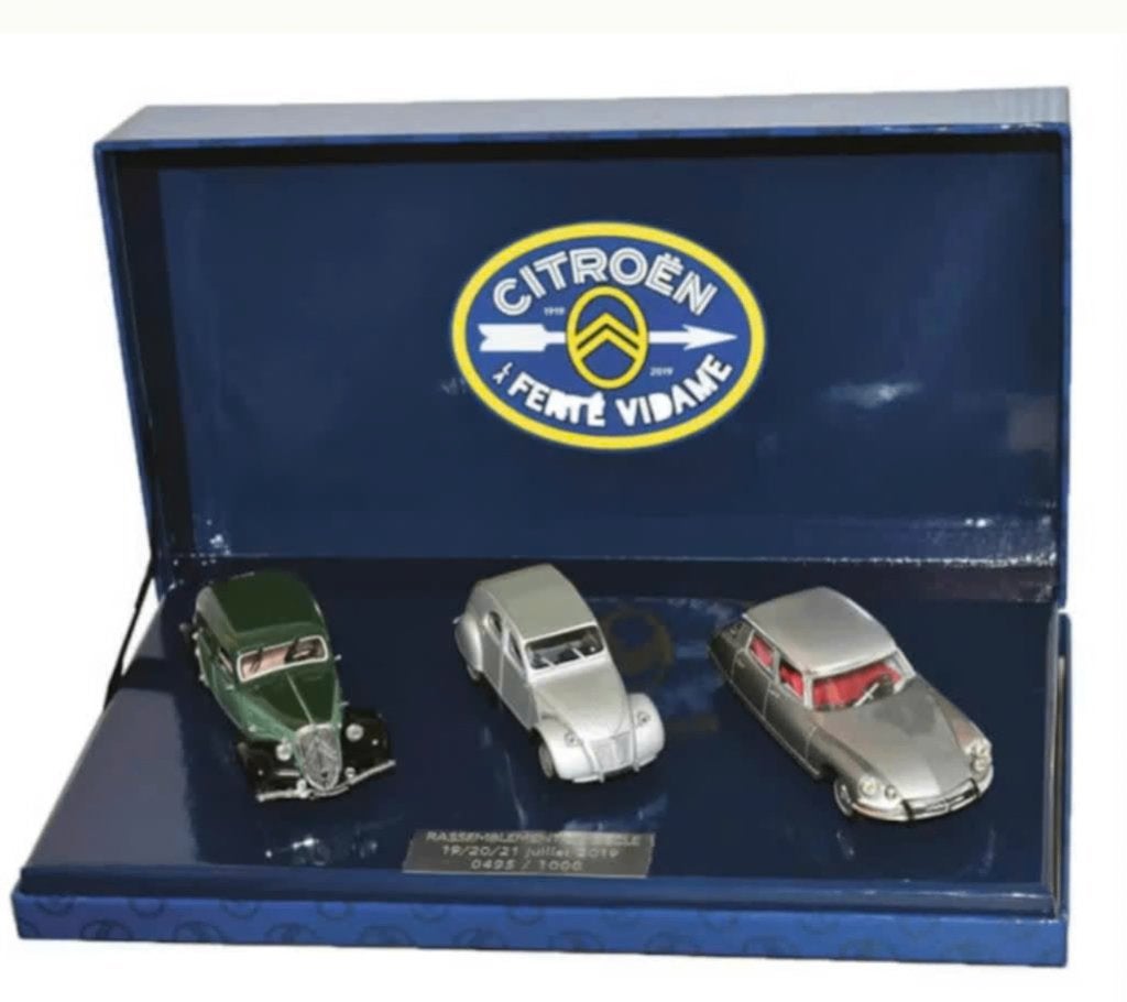 CITROEN Coffret 100 Jaar La Ferte Vidame SCHAAL 1/43 Norev, Verzenden, Nieuw, Auto, Norev