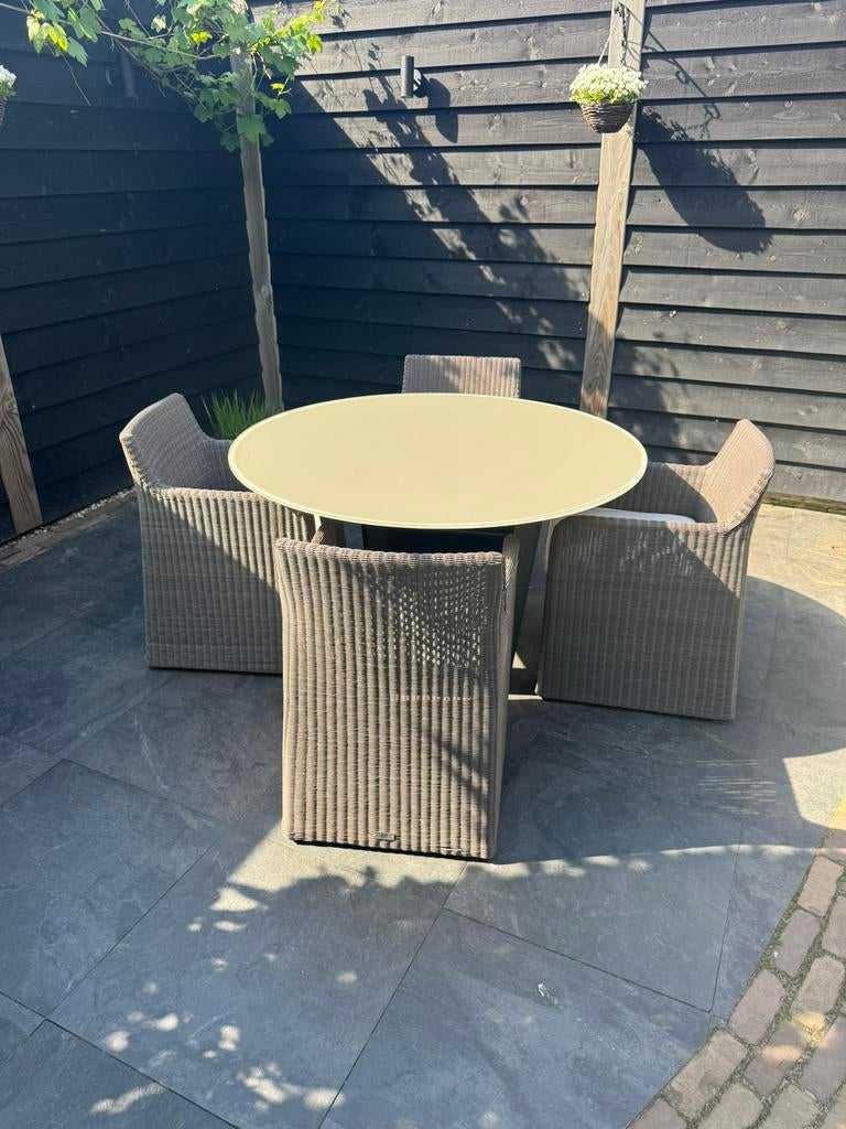 Manutti Swing Tuinset Loungeset, Tuin en Terras, Tuinsets en Loungesets, Ophalen, Zo goed als nieuw, Wicker, Stoel