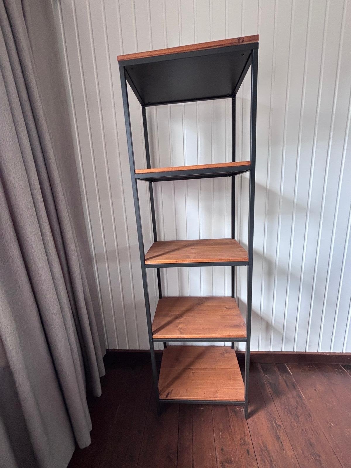 Kast met Legplanken - Metaal en Hout, Ophalen, Met plank(en), Minder dan 50 cm, Gebruikt