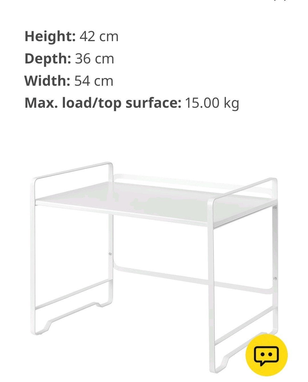 Avsteg keukenrek IKEA, Ophalen, Overige typen, IKEA, Zo goed als nieuw