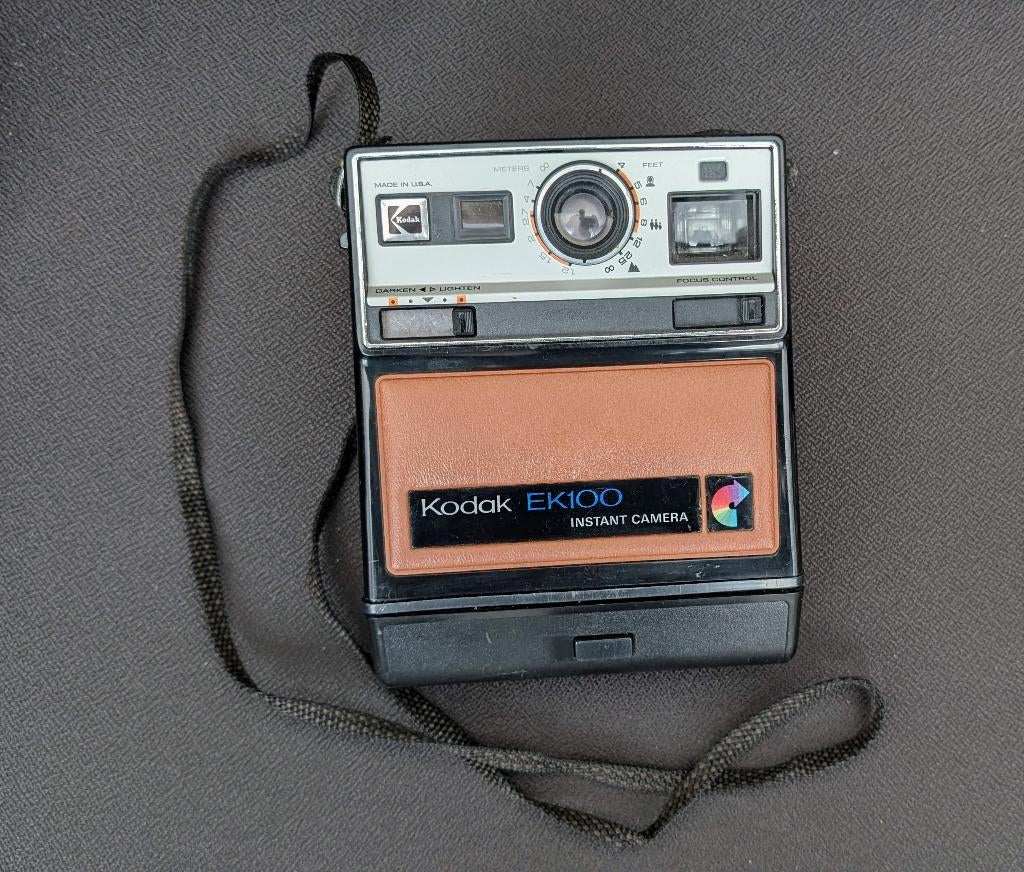 Kodak EK100 instant vintage camera, Ophalen, Gebruikt, Polaroid, Kodak