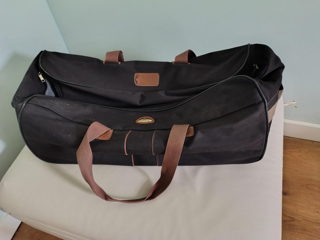 Samsonite reistas met wieltjes en uitschuifbare handgreep, Ophalen of Verzenden, Zwart, Wieltjes