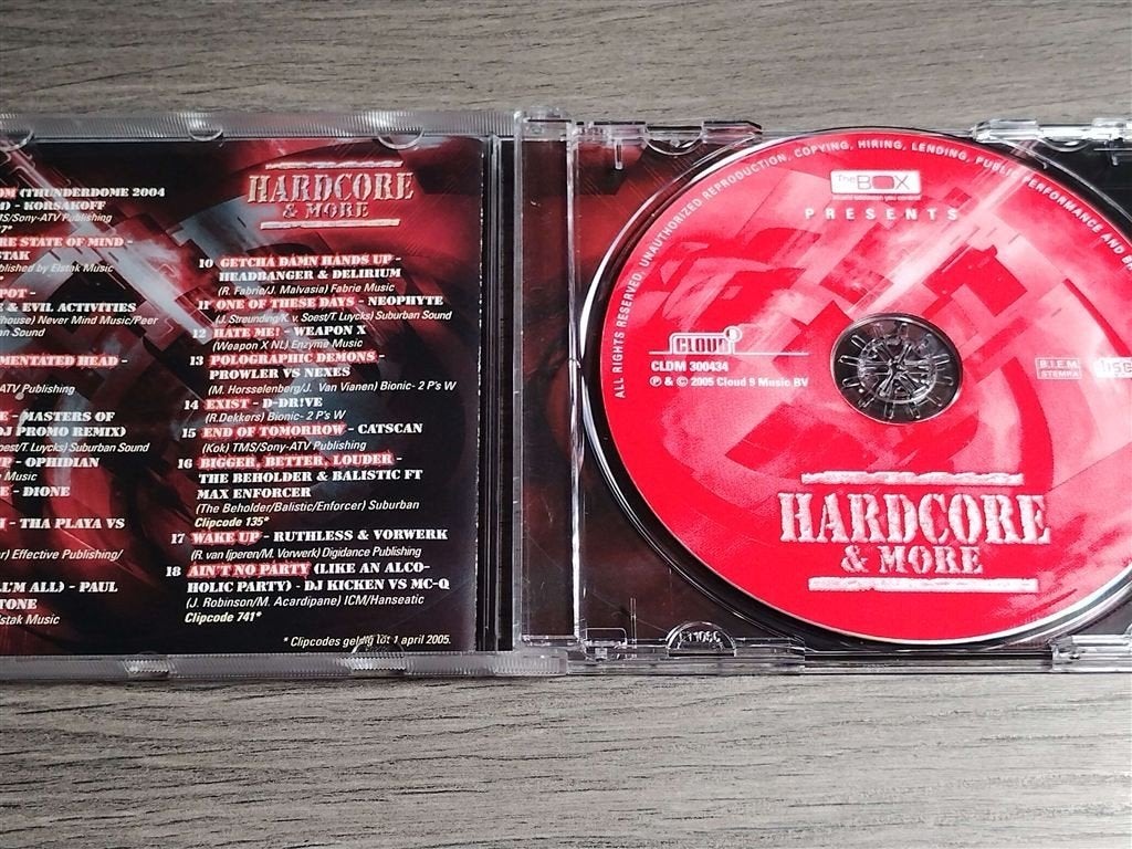 Hardcore & More, Ophalen of Verzenden, Zo goed als nieuw, Disco
