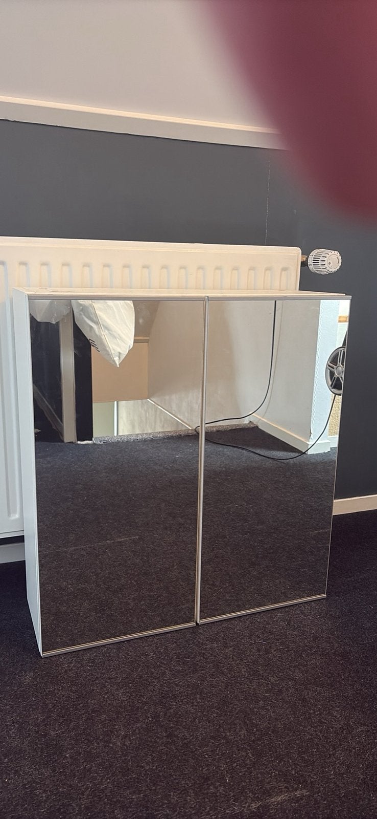 Badkamerkast met spiegel, Ophalen, (Half)hoge kast, Minder dan 50 cm, Zo goed als nieuw