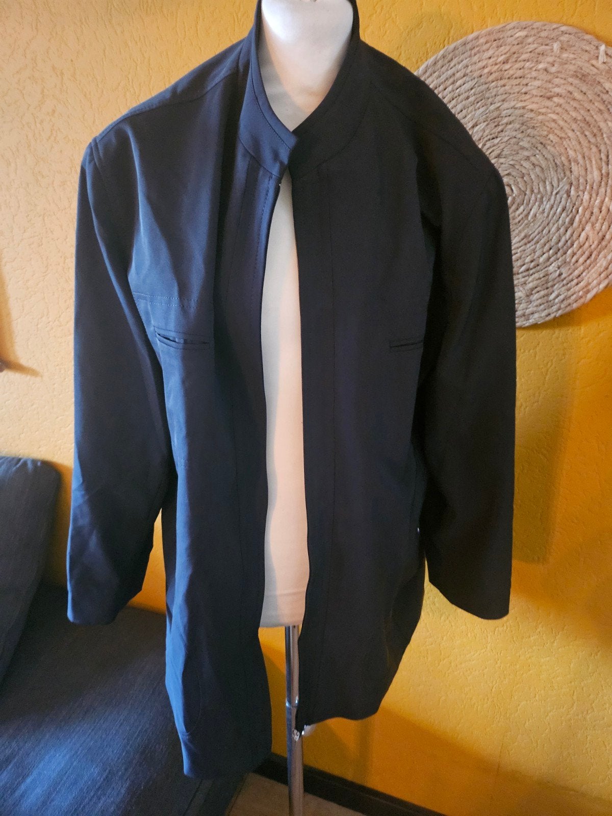 ulla popken jas maat 46 48, Ophalen of Verzenden, Zo goed als nieuw, Maat 46/48 (XL) of groter, Zwart