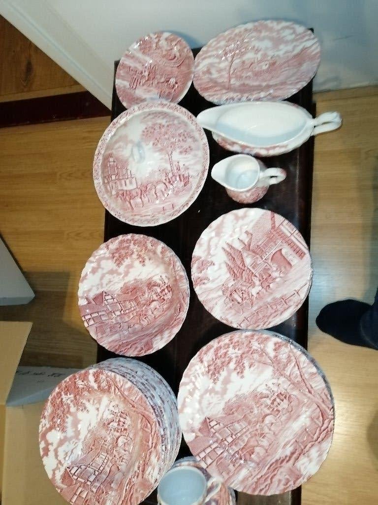 Royal Mail servies,rood,31delig, Ophalen of Verzenden