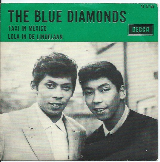The Blue Diamonds- Taxi in Mexico/  Lola in de Lindelaan, Cd's en Dvd's, Vinyl | Nederlandstalig, 7 inch, Ophalen of Verzenden