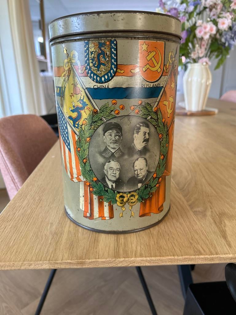 Historisch bevrijdingsblik, Verzamelen, Overige Verzamelen, Gebruikt, Ophalen of Verzenden