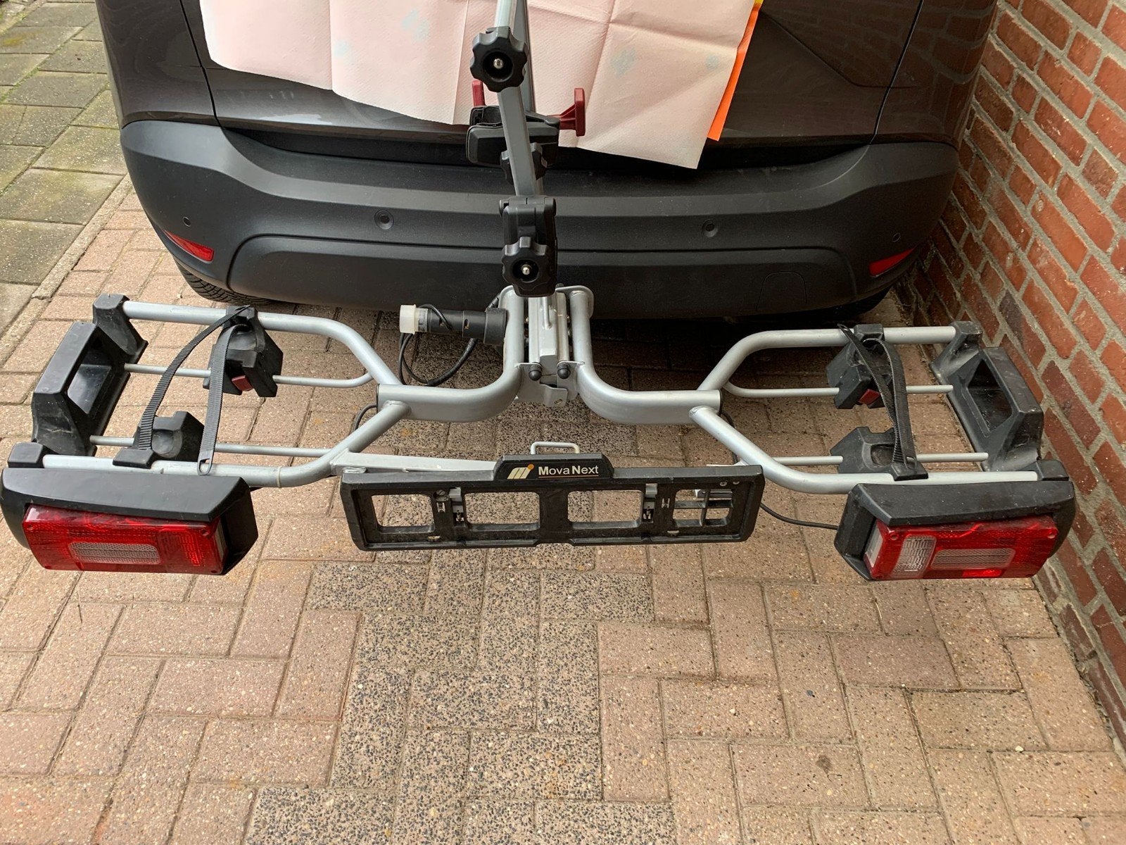 MovaNext trekhaak fietsendrager voor 2 fietsen, Ophalen, 2 fietsen, Gebruikt, Trekhaakdrager
