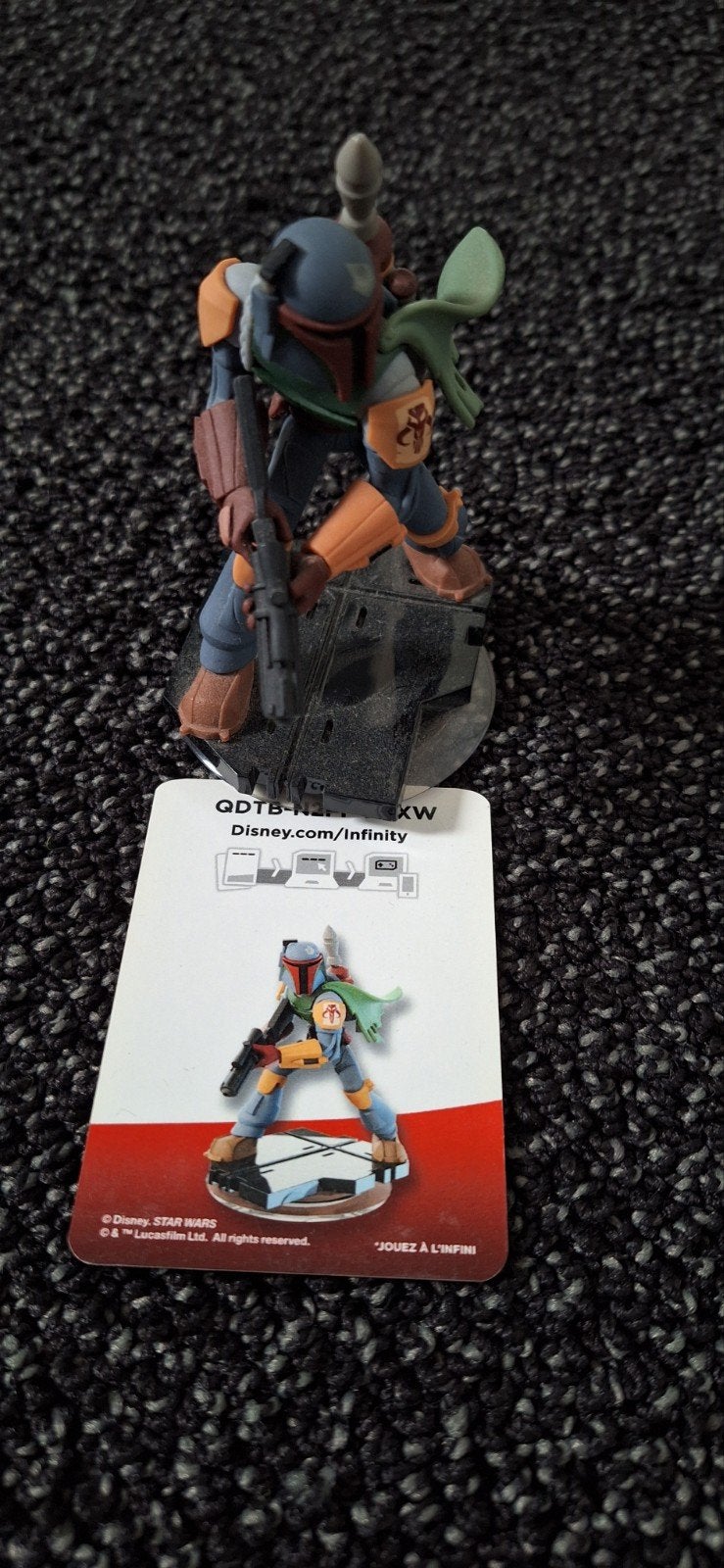 Disney Infinity 3.0 Star Wars Boba Fett figuur, Ophalen of Verzenden, Zo goed als nieuw