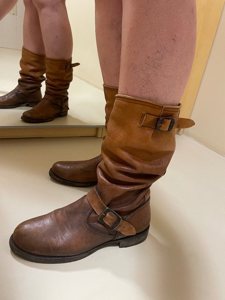 Frye laarzen mt 41, Hoge laarzen, Bruin, Ophalen of Verzenden, Frye