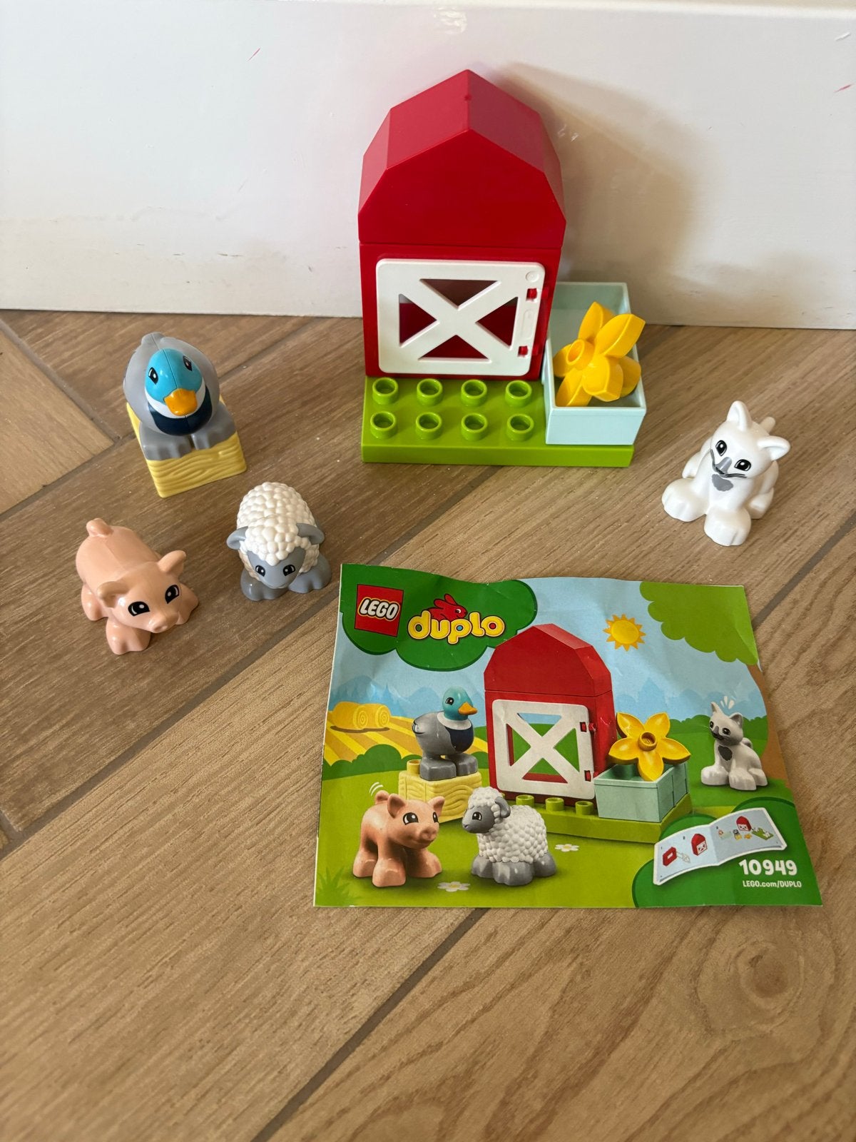Lego Duplo Boerderijdieren 10949, Kinderen en Baby's, Speelgoed | Duplo en Lego, Overige thema's, Ophalen of Verzenden, Zo goed als nieuw