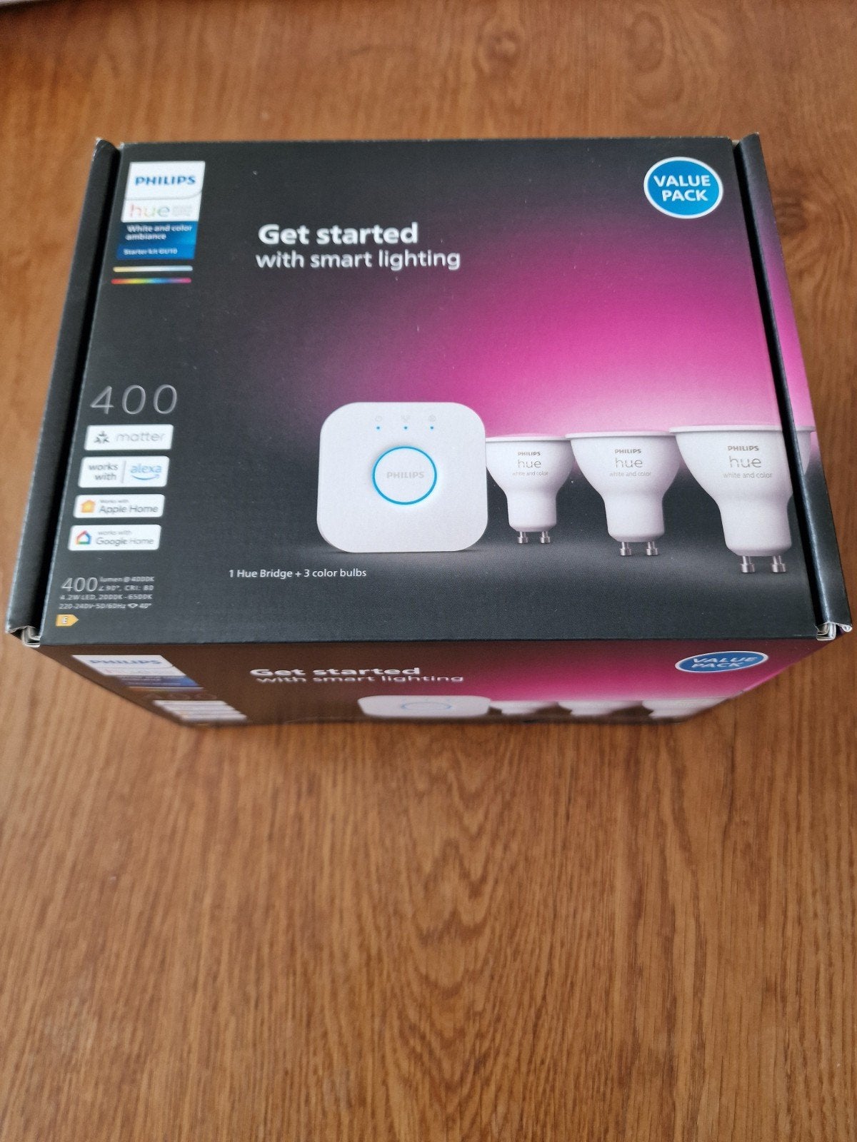 Philips Hue White & Color Ambiance Starter Kit GU10, Ophalen, Kunststof, GU10, Meerkleurig