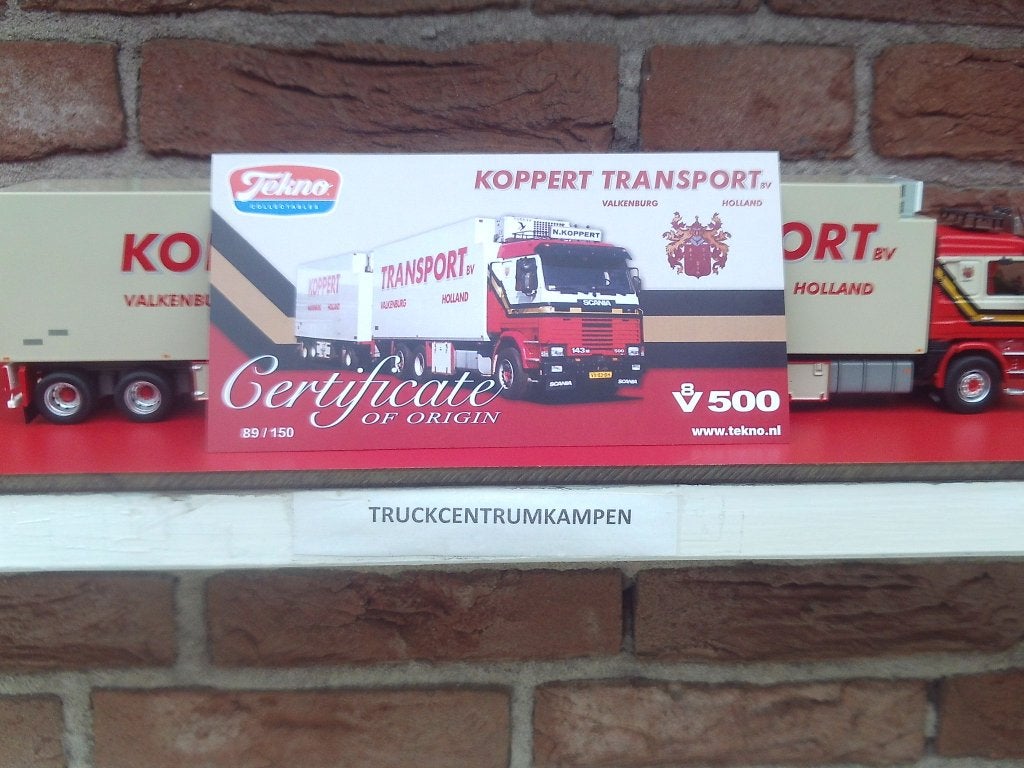 Tekno   Scania   143   Topline   van   Koppert., Ophalen of Verzenden, Nieuw, Bus of Vrachtwagen, Tekno