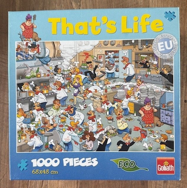 Puzzel That’s Life 1.000 stukjes - Keuken, Ophalen of Verzenden, 500 t/m 1500 stukjes, Zo goed als nieuw, Legpuzzel